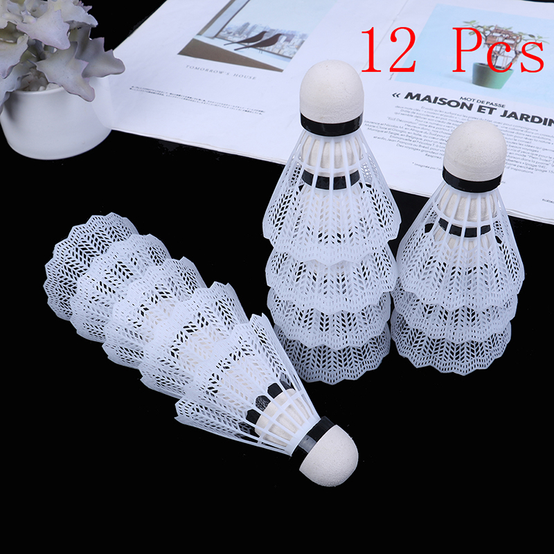 12Pcs Plastic Badminton Shuttl - огляд і ціна Feather Shuttlecock