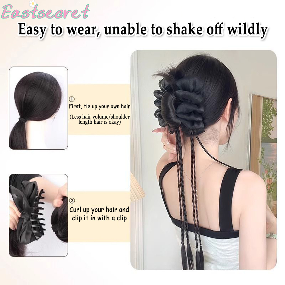 Black Bow Half-tie Hair Claw C - огляд і ціна Feather Shuttlecock