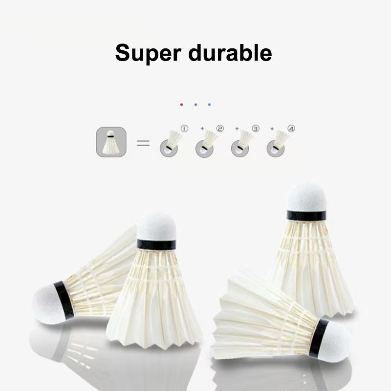 3/6Pcs Badminton Balls Shuttle - огляд і ціна Feather Shuttlecock